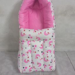 Baby Desire 3 in 1 Baby Bed, Baby Bedding for New Born & Carry Nest Cotton Sleeping Bag-image-6