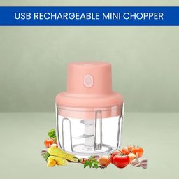 guggu Mini Rechargeable Chopper, Electric Chopper for Onion, Garlic and VegetableB11 Electric Vegetable & Fruit Chopper-picture-20