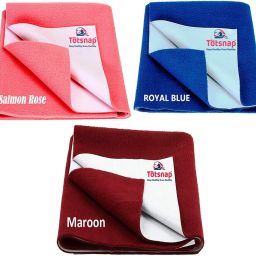 Fleece, Rubber Baby Bed Protecting Mat-image-77