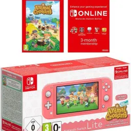 NINTENDO Switch Lite Coral with Animal Crossing: New Horizons 32 GB-27