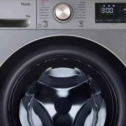 lg 10 kg with Wi-Fi EnabledAI Direct Drive Technology Fully Automatic Front Load with In-built Heater Silver image 3