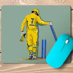 feeling hub Designer Printed Laptop/Desktop/Computer Mousepad/Mouse Pad (Best for Gaming/Gamers) || (Dhoni)… Mousepad-34