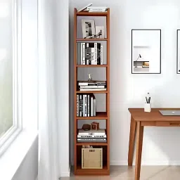 MOBS-91104BROWN Engineered Wood Open Book Shelf-25