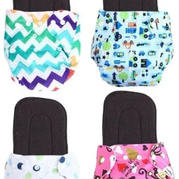 Print Resuable Cloth Button Diaper Reuse Nappy With Insert\Soaker Pad (0-3Y)T17T-image-33