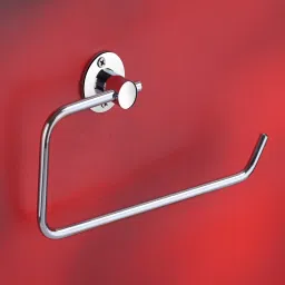 High Grade Stainless Steel Towel Ring Napkin Stand Towel Holder Napkin Ring Towel stand Cloth Hanger Modern Bathroom Accessories (Chrome Finish, Anti Rust) 8.07 inch 1 Bar Towel Rod-image-40