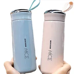 Glass Bottle with Cover 400 ml Water Bottle-image-82