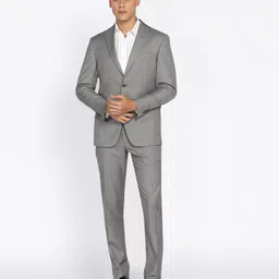 peter england Men 2 PC Suit Solid Suit-picture-44