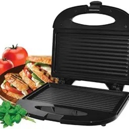700W Non-Stick Grill Sandwich Maker – Double-Sided Toaster Grill-image-58
