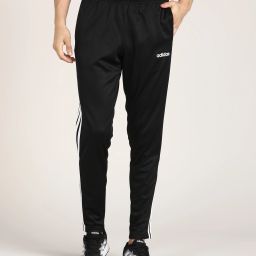 adidas Men Striped Black Track Pants-picture-37