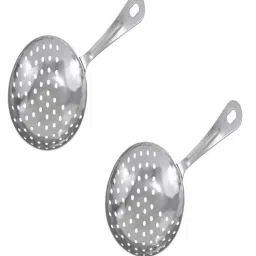 dynore (Set of 2) Stainless Steel Perforated Strainer Spoon (Silver)-picture-18