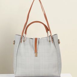 Women Grey Messenger Bag-image-23