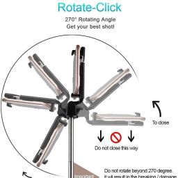 USTINE Bluetooth Selfie Stick with Wireless Remote And Extended Tripod Stand Bluetooth Selfie Stick-image-98