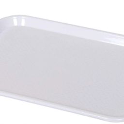 Polycarbonate Fast Food Serving Tray Cafeteria Tray (12x16) Inches White Tray-image-15