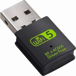 Bkc Wifi with Bluetooth 5.0 2 in 1 for Computer, Laptop, Desktop USB Adapter-19