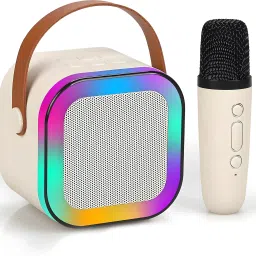 Microphone Wireless Bluetooth Speaker with RGB LED Lighting for Kids Microphone-22