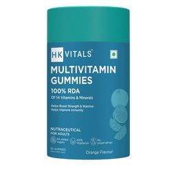 HK VITALS Orange Flavoured Multivitamin Gummies with Iron & Vitamin B12 - 60 Gummies-18