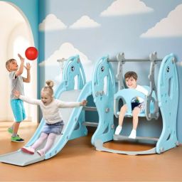 Garden slide for kids foldable baby slide for toddler play area indoor & outdoor-image-112