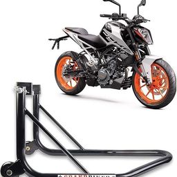 grandbiker Rear Wheel Paddock Stand Extra Strong with Swing Arm Rest for D.u.k.e (Black) Bike Storage Stand-picture-0