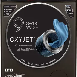 9 kg with Steam 5 Star AI Powered Eco Inverter with Wi-Fi EnabledOxyjet� 9 Swirl Wash Fully Automatic Front Load with In-built Heater Brown-19