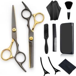 Hair Cutting Scissors Kit, Professional Barber Shears Set with Hair Scissors EAS Scissors-picture-18