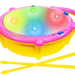 Flash Drum with Sticks, Electronic Non Toxic Drum with Lights for Kids-30