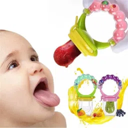 BPA-Free Silicone Nipple Food Nibbler for Fruits and Veggies, Fruit Teether and Feeder-29