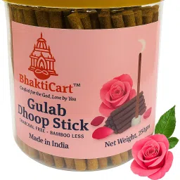 Gulab Dhoop Sticks | Charcoal Free | Bamboo Less | 250gm Gulab (Rose)-image-12