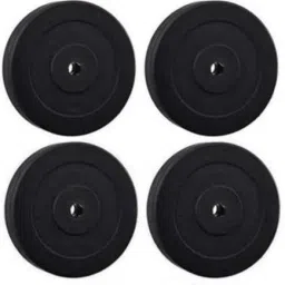4 kg 1KG* 4PIECE RUBBER WEIGHT PLATES FOR HOME GYM EXERCISE DUMBBELL WEIGHTS Home Gym Combo-24