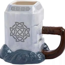 Ceramic 3D Thor Hammer Coffee Ceramic Coffee Mug-image-4