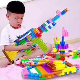 BrickShot Constructo Set – Plastic Construction Set for Kids (Creative Play)-14