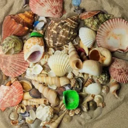 Sea Shells Aquarium Sea shale Home Decoration Used Aquarium & craft H9 Shale Unplanted Substrate-42