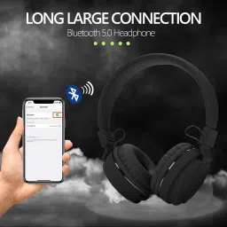 SH-12 Wireless Bluetooth Headphones On Ear, Lightweight & Foldable JSC5 Bluetooth Headset-92