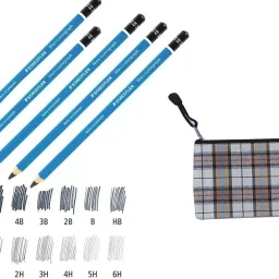 Mars Lumograph Drawing Pencil EE for Design and Drafting - Pack of 5 Pencils Pencil-22