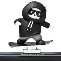 Skateboarding Panda Car Dashboard Toy –Auto Sliding Motion Decor Decorative Showpiece-5 cm-image-81