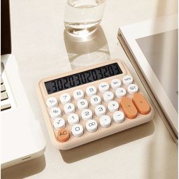 coskira Flexible keyboard calculator office Color calculator mechanical large keyboard high color value girl office finance Basic Calculator image 5