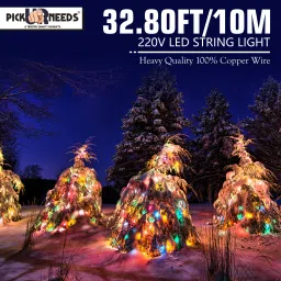 pick ur needs 24 LEDs 10 m Multicolor Color Changing String Rice Lights image 3