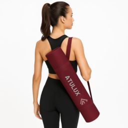 Yoga Mat for Home & Gym | EVA Foam | Unisex Non-Slip Yoga Mat 2X6 FT Wine Color 6 mm Yoga Mat-image-85