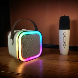 Saibaba Insulators F58_K12 Kids' Mini Karaoke Machine: Bluetooth Speaker with Wireless Mic 5 W Bluetooth Speaker-image-132