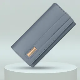 Party, Casual, Formal Blue, Grey Clutch-image-14