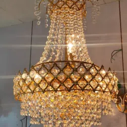Chandelier/Jhoomar/Jumar Ceiling Hanging Pendant for Dining Hall & Home Decor Chandelier Ceiling Lamp-image-64