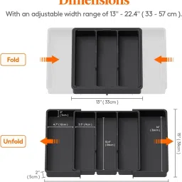 kizjorya Empty Cutlery Box Drawer Case image 2