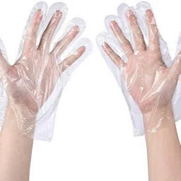 PE Material 200 pieces(100 Pair) Plastic Disposable Hand Gloves For Men Women Girls Unisex Cleaning Safety Sanitation Protective Food Serving Surgical Examination Medical Kitchen Handling Multi Purpose Use Transparent Eco-Friendly Glove Set Latex Safety Gloves-46