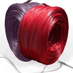 (Pack 2) Wide Plastic Rope/ Sutli Rassi Rope for Craft /Thread Roll Used for Packaging / Gardening Twine / Craft String / Tying Thread (Multi-Color) 800 m Post Rope-15