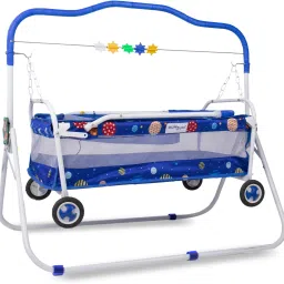 Baby Cradle With Swing Comfortable Sleeping Jhula Palna Multiuse For New Born-28