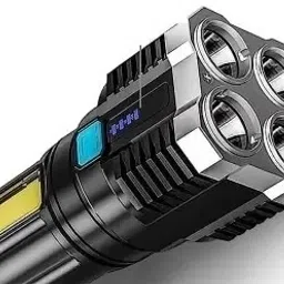 High quality Super Bright LED Flashlight 4 Lighting Torch High Lumens 119 12 hrs Torch Emergency Light-21