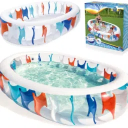 Inflatable (IND*7754) Pool 229 x 152 x 51 cm 54066 Bestway With Free Pump Inflatable Swimming Pool-40