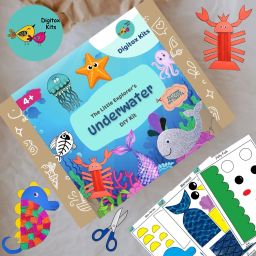 DIY Underwater Educational Cutting and Crafting Kit-44