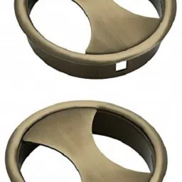 Nixnine Cable Manager Cable Hole Cover Grommet Wire Cable Organiser wire manager table (Antiqu Brass Finish) (2.5 Inch) Pack of 2 Cable Protector-image-66