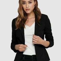 BAESD Notched Lapel Single-Breasted Casual Blazer-picture-8