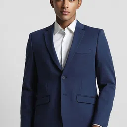 Peter England Elite Slim-Fit Single Breasted Blazer-picture-58